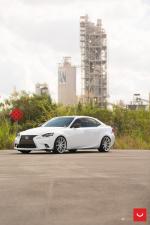 Lexus IS F on Vossen Wheels (VFS-10) 2017 года